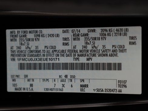 Used 2014 Ford Escape Titanium w/ Equipment Group 401A image 37