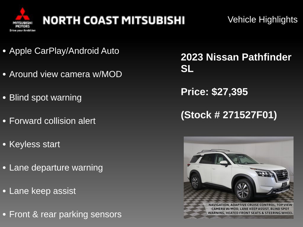 Used 2023 Nissan Pathfinder SL AWD/4WD image 2