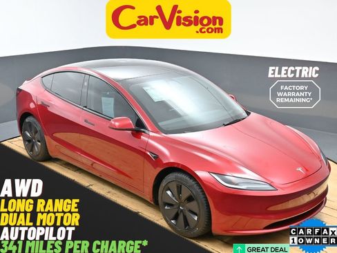 Used 2024 Tesla Model 3 Long Range AWD/4WD image 1