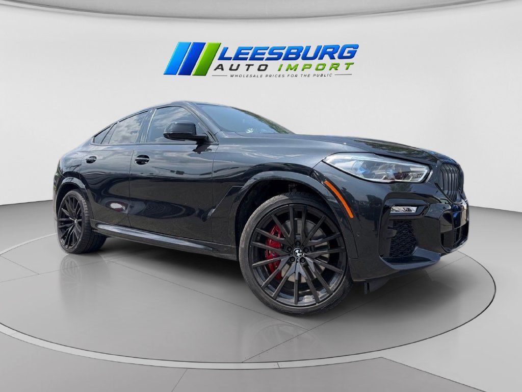 Used 2021 BMW X6 M50i w/ Executive Package AWD/4WD image 2