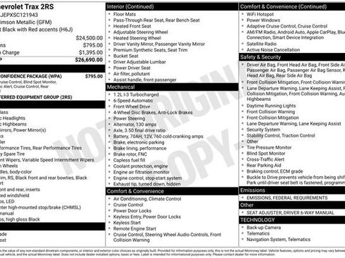 Used 2025 Chevrolet Trax RS w/ Driver Confidence Package image 7