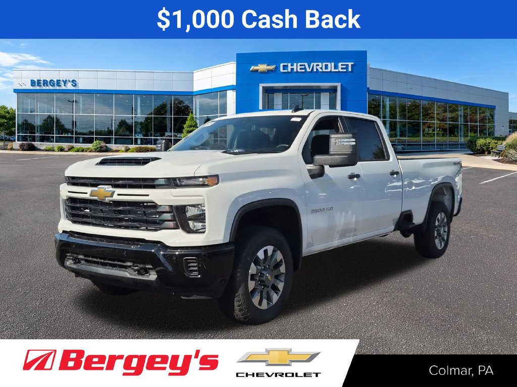 New 2026 Chevrolet Silverado 2500 Custom w/ Custom Value Package AWD/4WD image 1