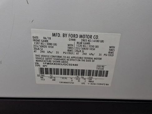 Certified 2018 Ford Explorer XLT w/ Equipment Group 202A image 28