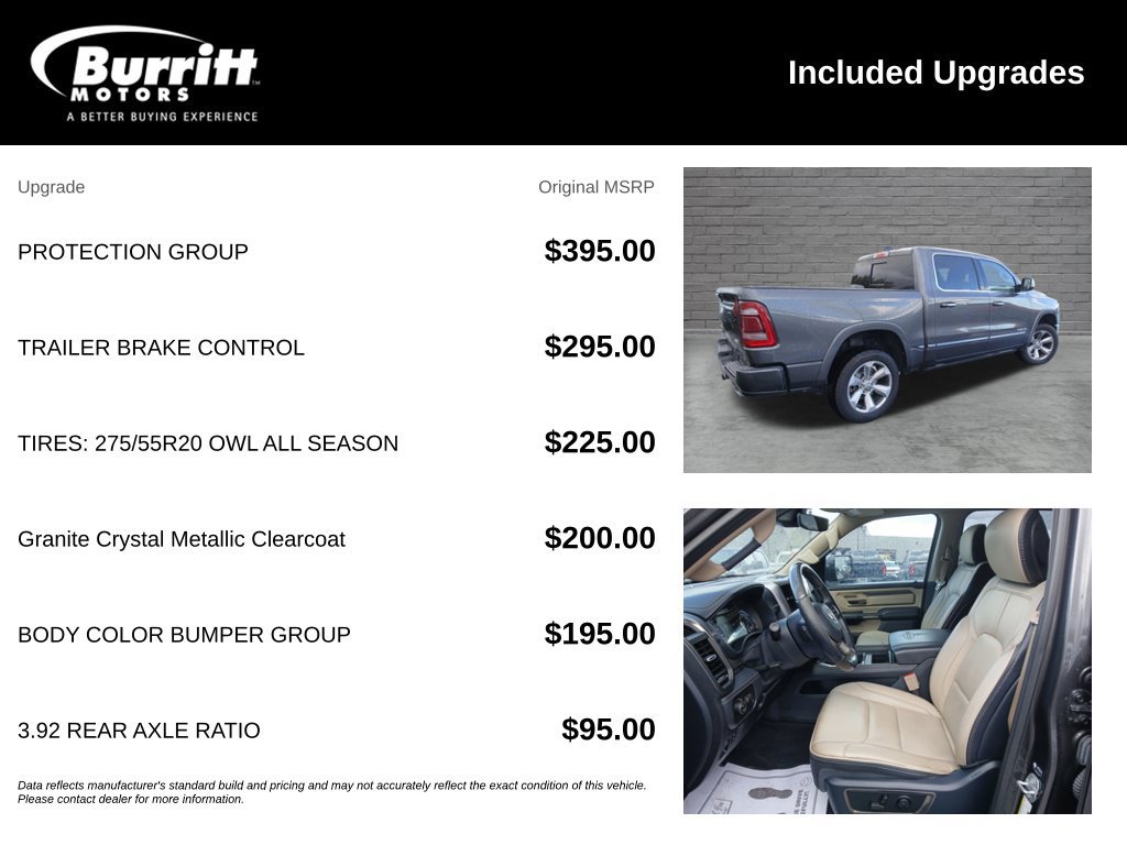 Used 2021 RAM 1500 Limited w/ Protection Group AWD/4WD image 6