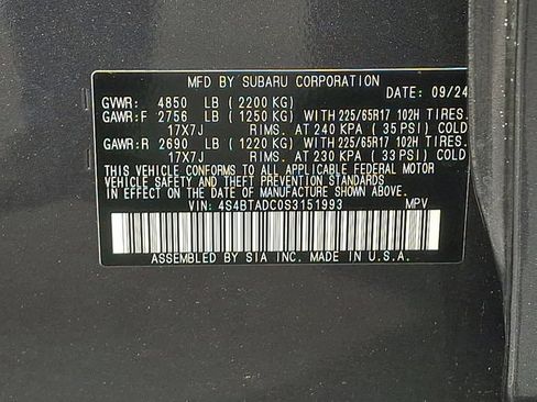Used 2025 Subaru Outback Premium w/ Popular Package #1A AWD/4WD image 27