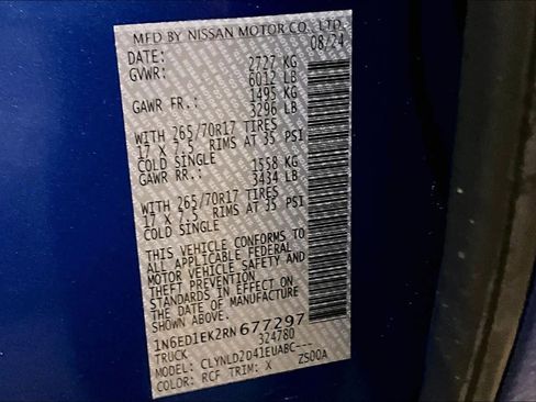 Used 2024 Nissan Frontier PRO-4X w/ Pro Convenience Package image 33