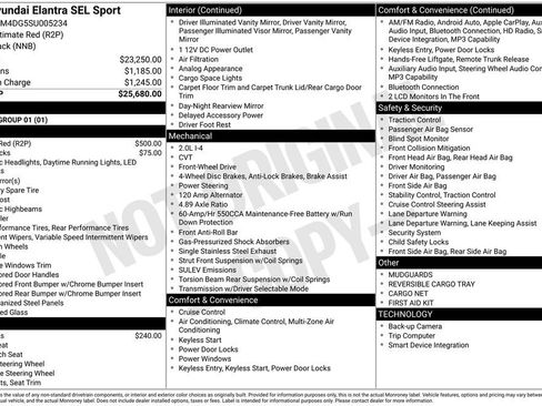 Used 2025 Hyundai Elantra Sport image 5