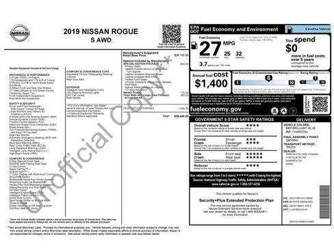 Used 2019 Nissan Rogue S w/ Special Edition Package AWD/4WD image 6