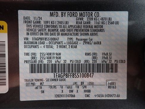 Certified 2025 Ford Mustang GT Premium image 20