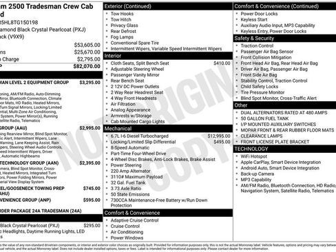 New 2026 RAM 2500 Tradesman AWD/4WD image 6