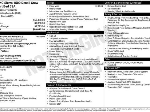 New 2026 GMC Sierra 1500 Denali w/ Denali Reserve Package AWD/4WD image 5