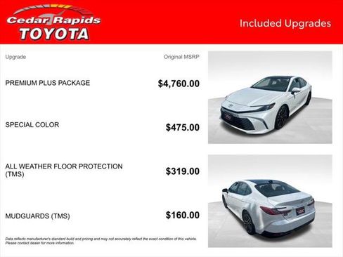 Certified 2026 Toyota Camry XLE w/ Premium Plus Package FWD image 7