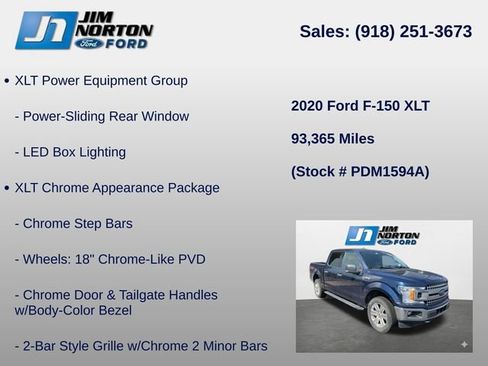 Used 2020 Ford F150 XLT w/ Equipment Group 302A Luxury AWD/4WD image 12