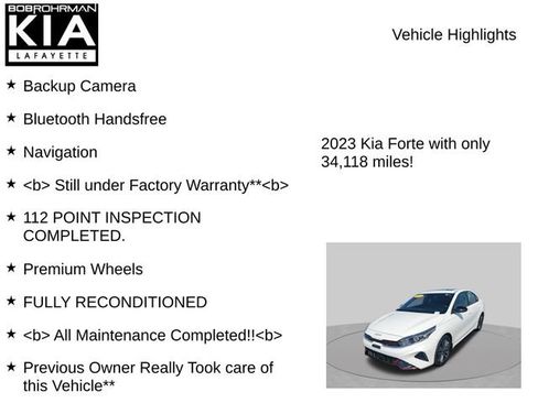 Used 2023 Kia Forte GT-Line w/ GT-Line Premium Package FWD image 7