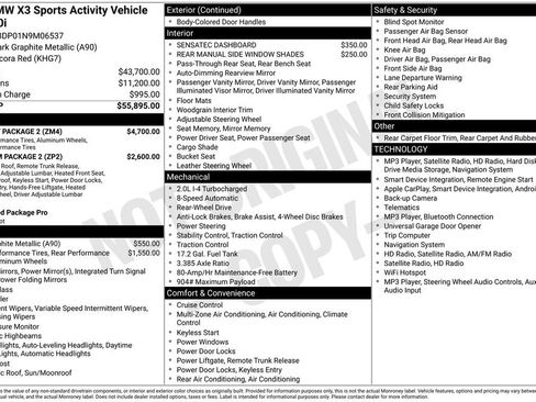 Used 2022 BMW X3 sDrive30i w/ M Sport Package 2 RWD image 13