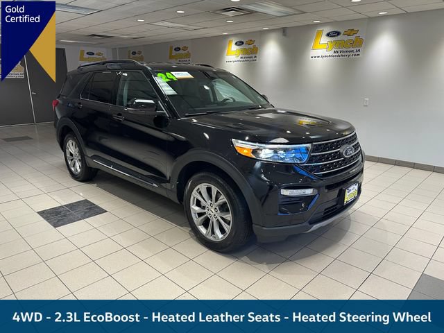 Certified 2024 Ford Explorer XLT w/ Equipment Group 202A AWD/4WD 360° Tour