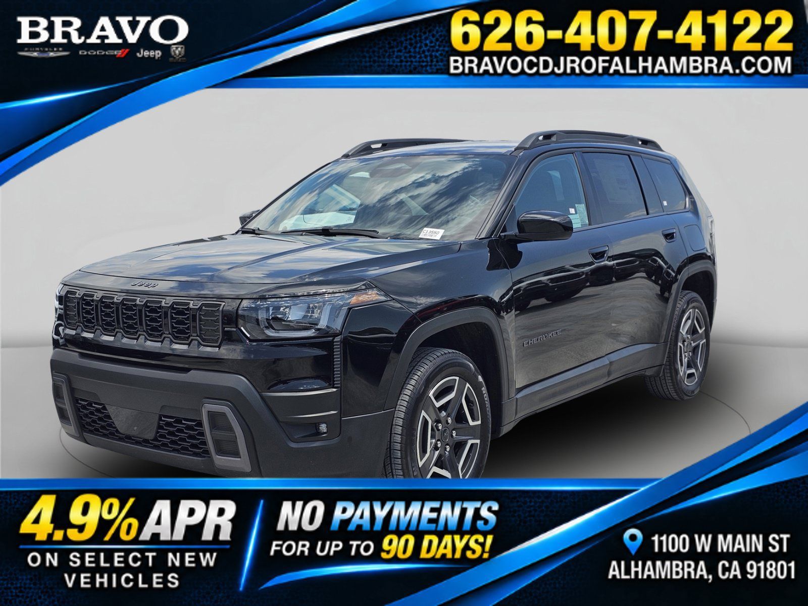 New 2026 Jeep Cherokee Laredo AWD/4WD image 1