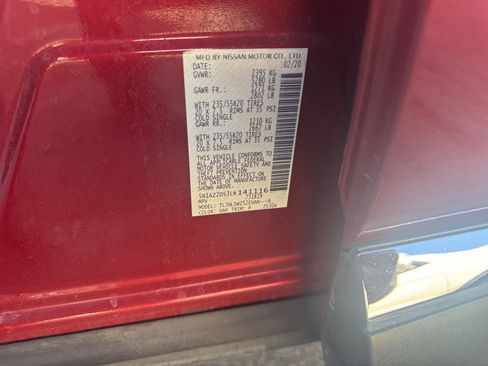 Used 2020 Nissan Murano Platinum w/ Cargo Package image 11