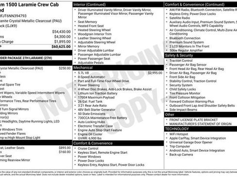 Used 2022 RAM 1500 Laramie AWD/4WD image 5
