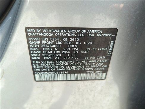 Used 2022 Volkswagen Atlas SE FWD image 26
