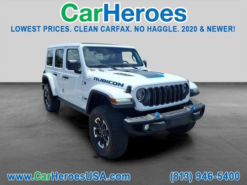 Used 2024 Jeep Wrangler Unlimited Rubicon 4xe AWD/4WD image 1
