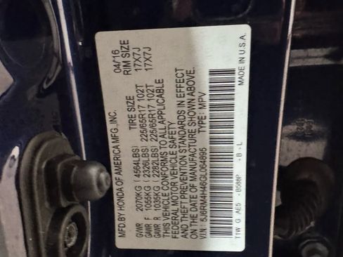 Used 2016 Honda CR-V SE image 54