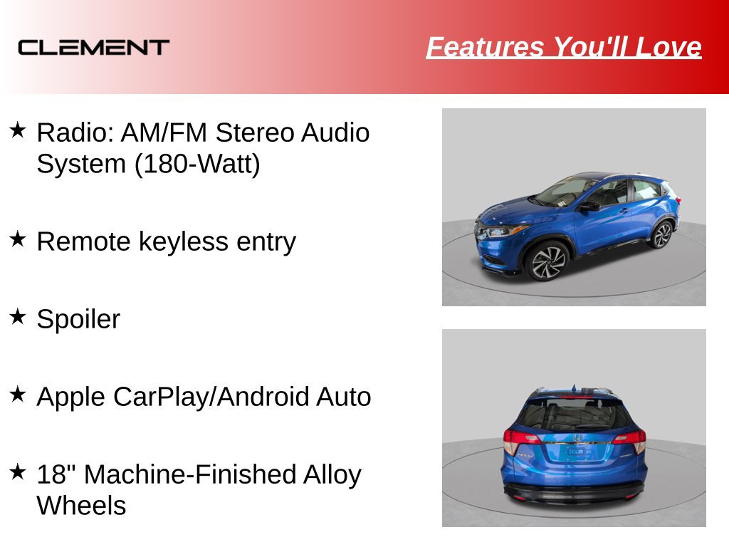 Used 2019 Honda HR-V Sport image 9