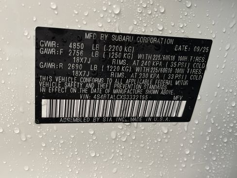 New 2025 Subaru Outback Onyx Edition image 26