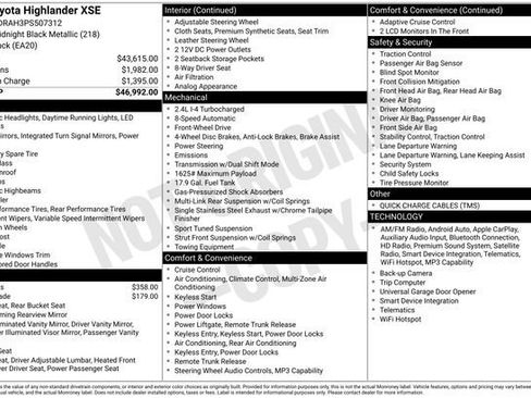 Used 2023 Toyota Highlander XSE FWD image 35