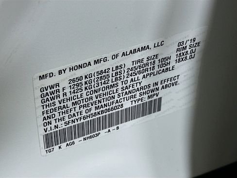 Used 2019 Honda Pilot EX-L image 12