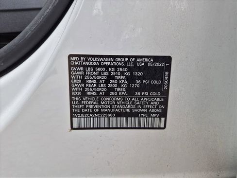 Used 2022 Volkswagen Atlas Cross Sport SE FWD image 10
