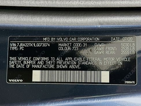 Used 2020 Volvo S60 T6 Momentum image 12