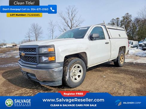 Used 2015 Chevrolet Silverado 1500 W/T w/ Chrome Bumper Package RWD image 1