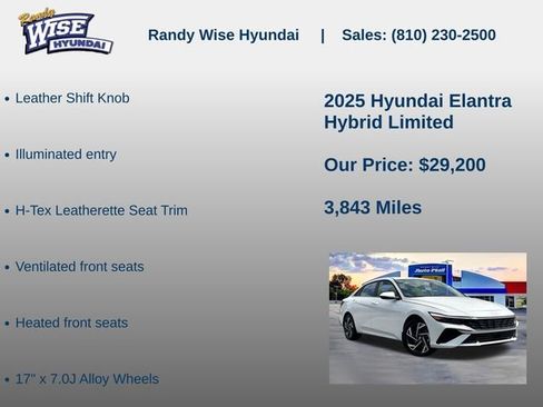 New 2025 Hyundai Elantra Limited FWD image 20