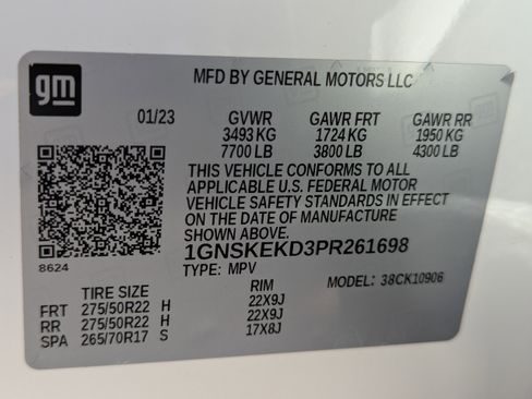 Certified 2023 Chevrolet Suburban RST w/ Max Trailering Package AWD/4WD image 55