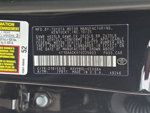 Used 2026 Toyota Camry SE w/ Convenience Package FWD image 35
