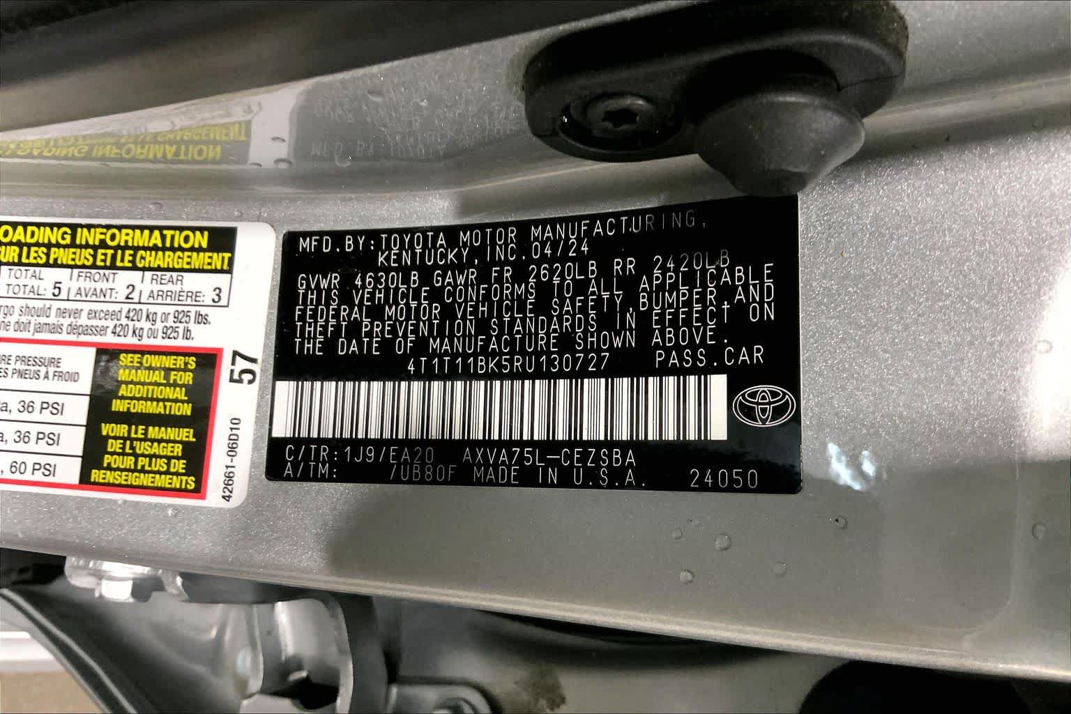 Used 2024 Toyota Camry SE w/ Cold Weather Package AWD/4WD image 37