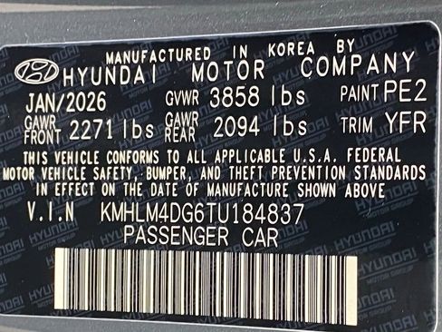 New 2026 Hyundai Elantra Sport FWD image 38