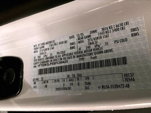 New 2025 Ford F150 XLT w/ Equipment Group 302A MID image 33