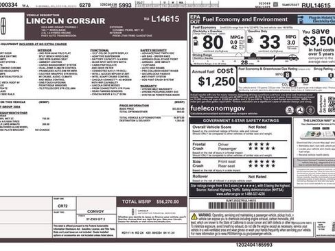 Certified 2024 Lincoln Corsair Grand Touring AWD/4WD image 25