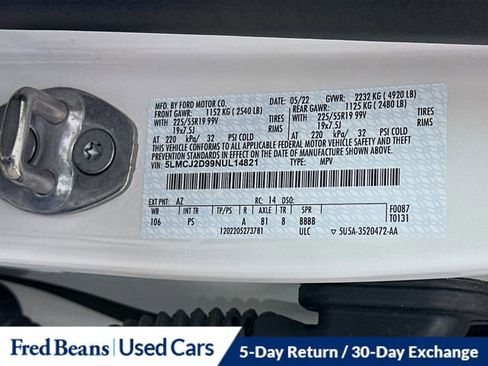 Certified 2022 Lincoln Corsair Reserve w/ Equipment Group 201A image 35