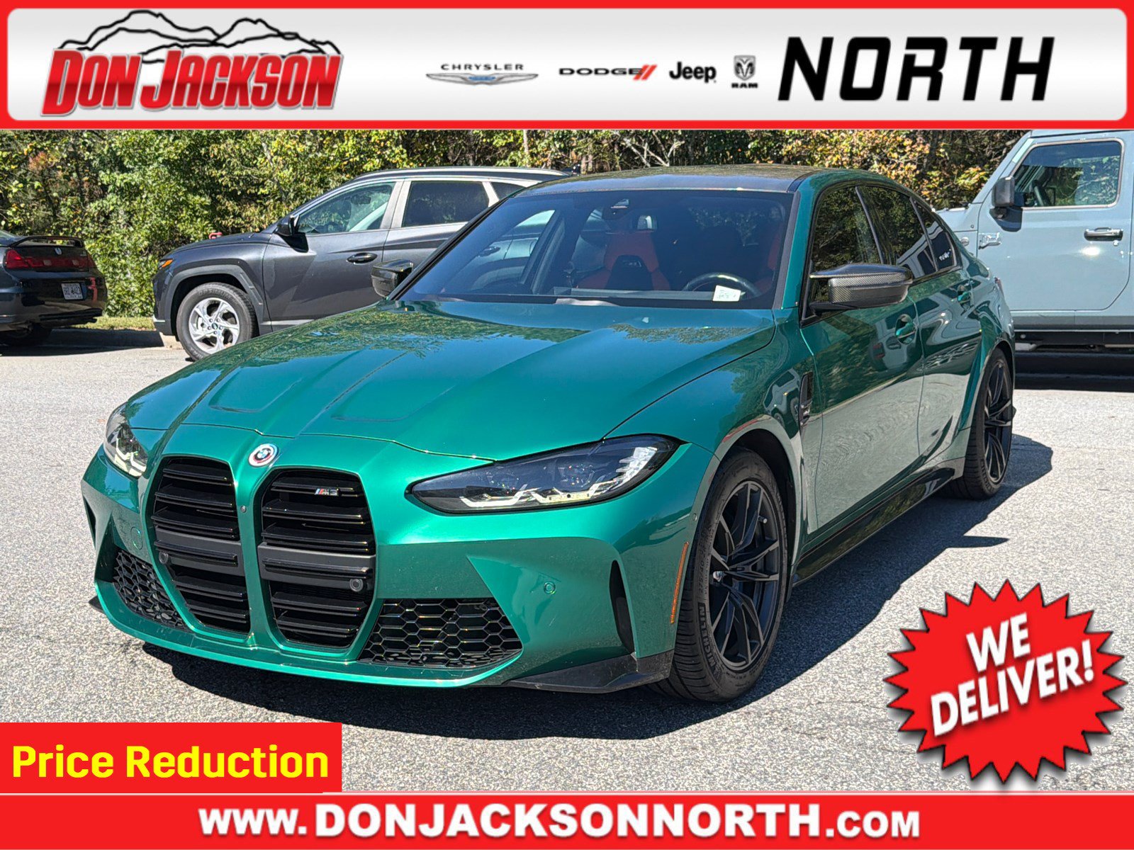 Used 2023 BMW M3 w/ Executive Package RWD image 1