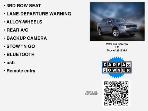 Used 2022 Kia Sorento LX FWD image 7