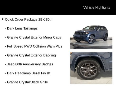 Used 2021 Jeep Grand Cherokee Limited w/ Quick Order Package 28K 80th AWD/4WD image 13