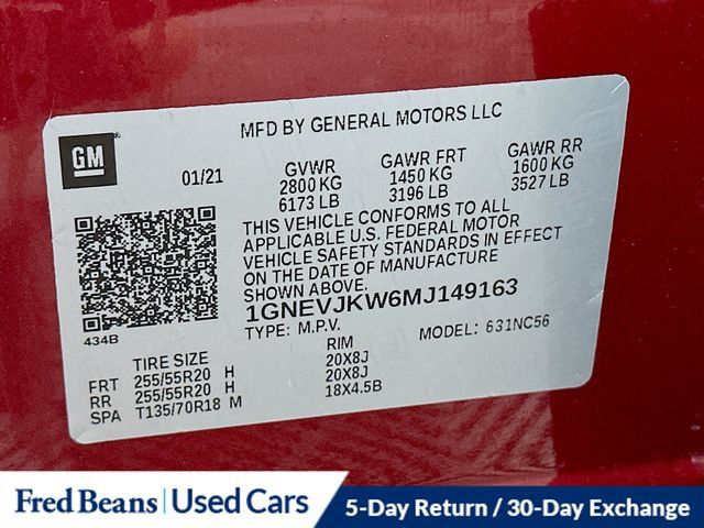 Used 2021 Chevrolet Traverse RS AWD/4WD image 42
