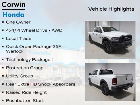 Used 2024 RAM 1500 Classic Warlock w/ Protection Group AWD/4WD image 11