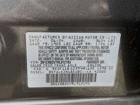 Certified 2024 Nissan Versa S w/ S Plus Package image 28