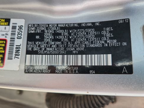 Used 2013 Toyota Sequoia Limited AWD/4WD image 25