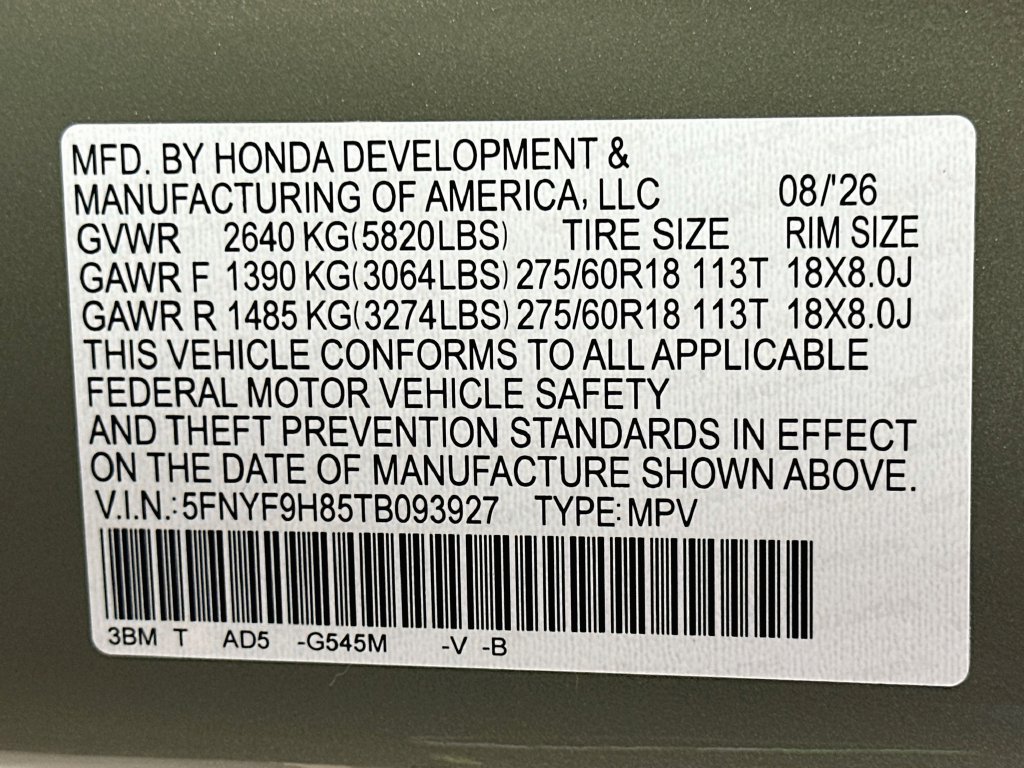 New 2026 Honda Passport TrailSport Elite image 24