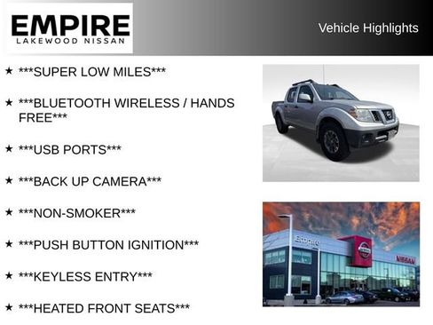 Used 2020 Nissan Frontier PRO-4X w/ Pro-4x Utility Package AWD/4WD image 2